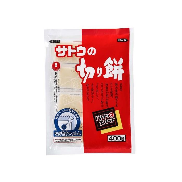 SATO Kiri Mochi (Japanese Rice Cake) 400g