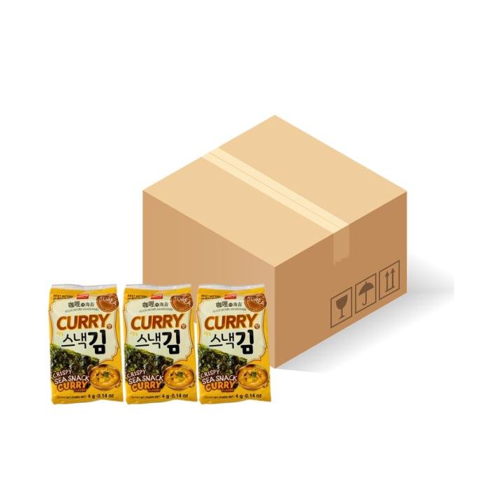 [CASE] WANG Seasoned Seaweed Curry Flavour 12g x 24