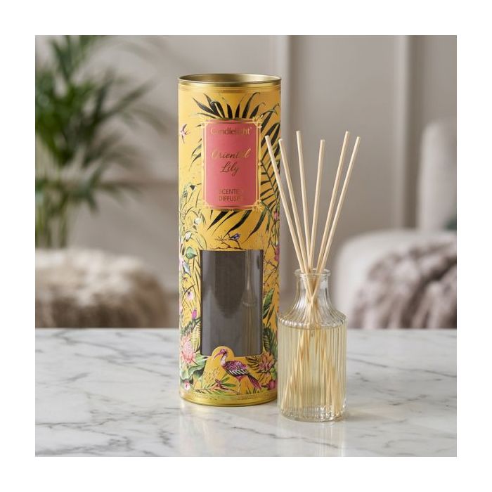 Candlelight Chinoiserie Reed Diffuser Oriental Lily Scent 150ml