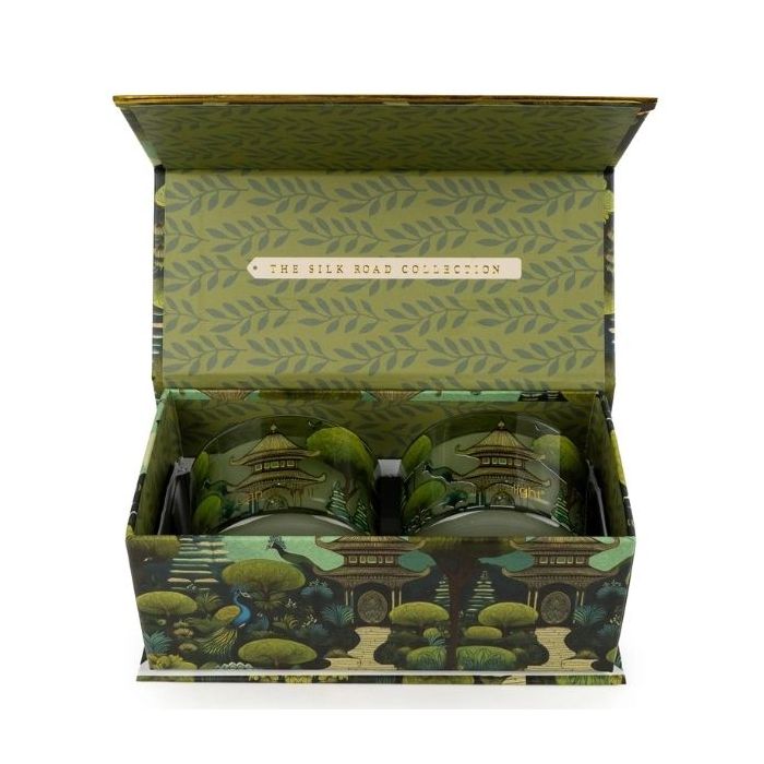 Candlelight Set of 2 Candles - Bukhara - The Silk Road Collection 