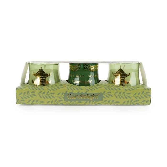 Candlelight Set of 3 Candles - Bukhara - The Silk Road Collection 