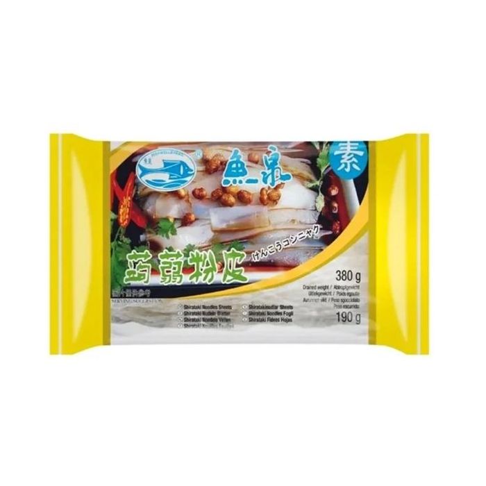 YUQUAN Fishwell Shirataki Konjac Noodle 380g 魚泉牌火鍋芋絲
