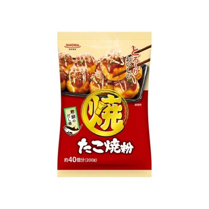 SHOWA Takoyaki Japanese Seasoned Flour for Octopus Ball 200g 日本章魚燒粉