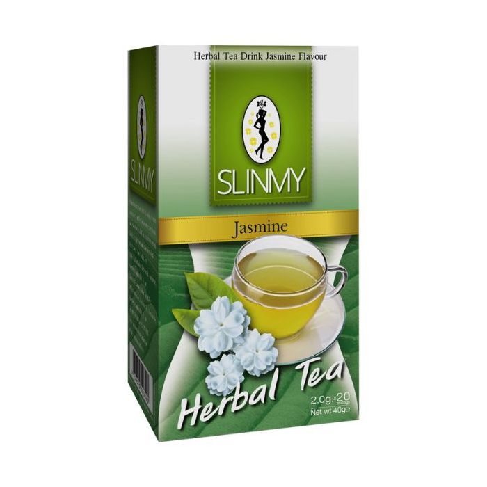 SLINMY Herbal Tea Jasmine Tea Flavour - 20 Tea Bags (20x2g) 40g 