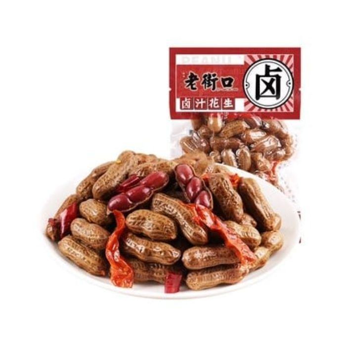 LAOJIEKOU Boiled Peanuts Spicy 250g 老街口卤汁花生香辣味
