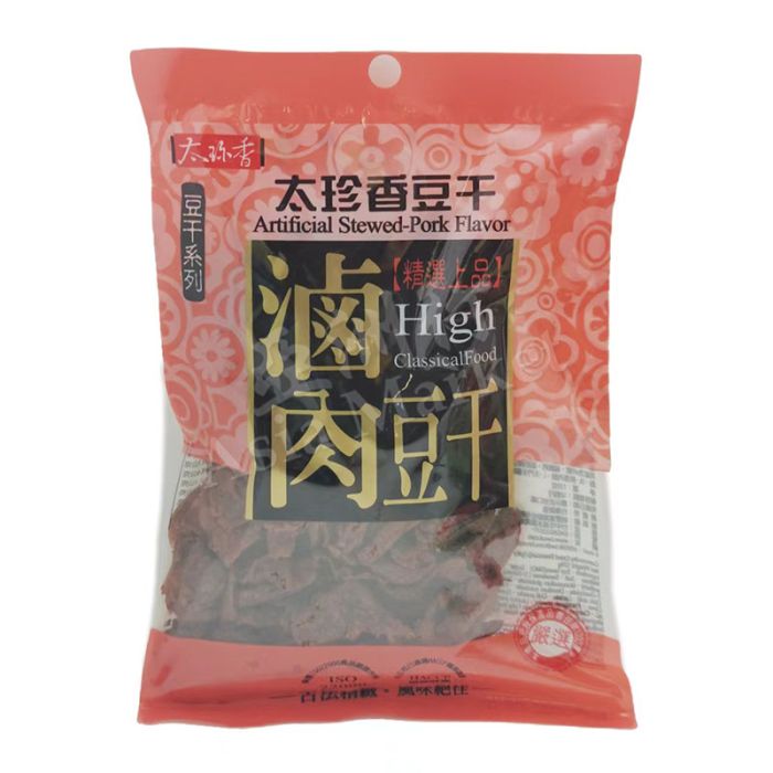  Dried Beancurd Snack Stewed Pork Flavour 120g 太珍香豆干-滷肉