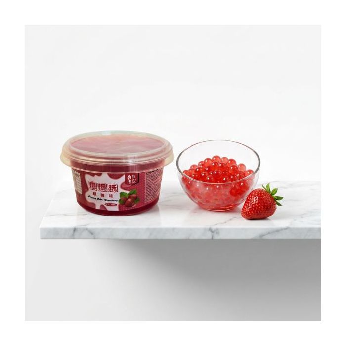 Popping Boba - Strawberry Flavour 450g 自然食記 爆爆珠草莓味
