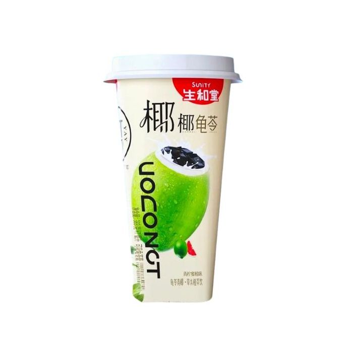Sunity Lemon And Grapefruit Herbal Jelly Drink 390g 生和堂龟苓膏-椰青柠蜜柚味