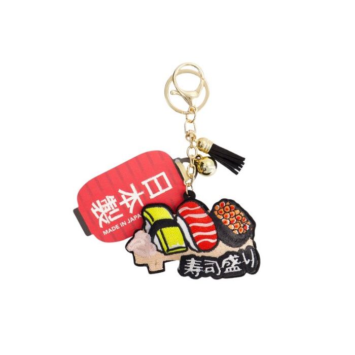 TOKYO DESIGN STUDIO Patch Keychain Sushi 33126 6/24 