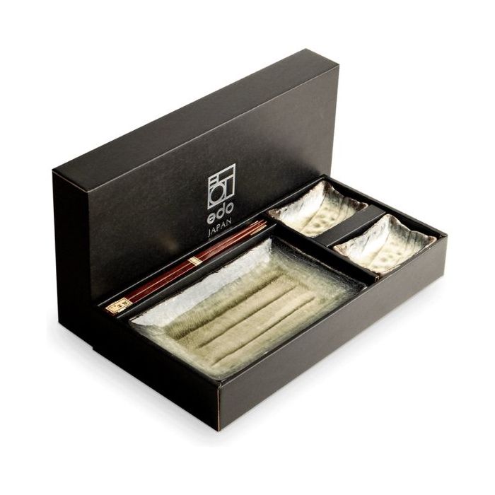 EDO JAPAN Sushi Set Mochi 6-Piece 22x12,5 cm | H2 cm - Art No. 6044177 