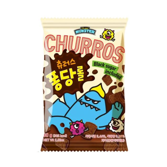 Sweet Monster Churros With Black Sugar 80g 
