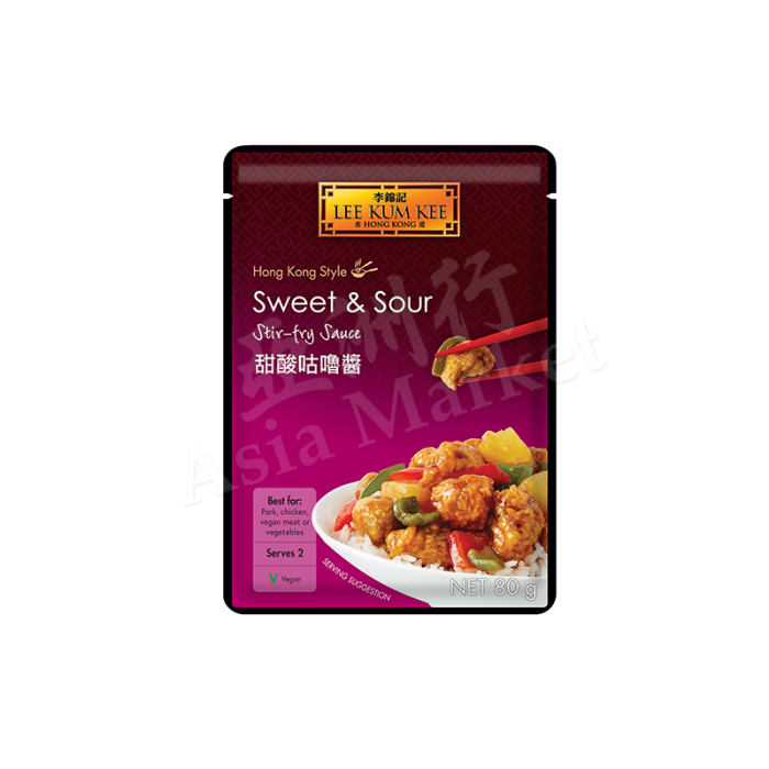 Lee Kum Kee  Sweet & Sour Stirfry Sauce 80g  李錦記快樂廚甜酸排骨醬