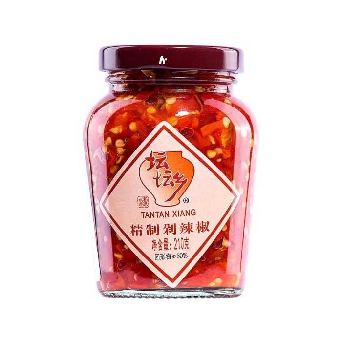 TANTAN XIANG Chopped Red Chilli for Fried Meat 280g  坛坛乡炒肉朝天椒