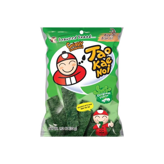 TAOKAENOI Crispy Seaweed Original Flavour 32g 小老闆原味紫菜