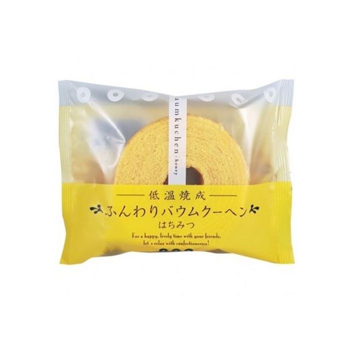 Taiyo Food Baumkuchen Honey Flavour 60g 日本蜂蜜蛋糕