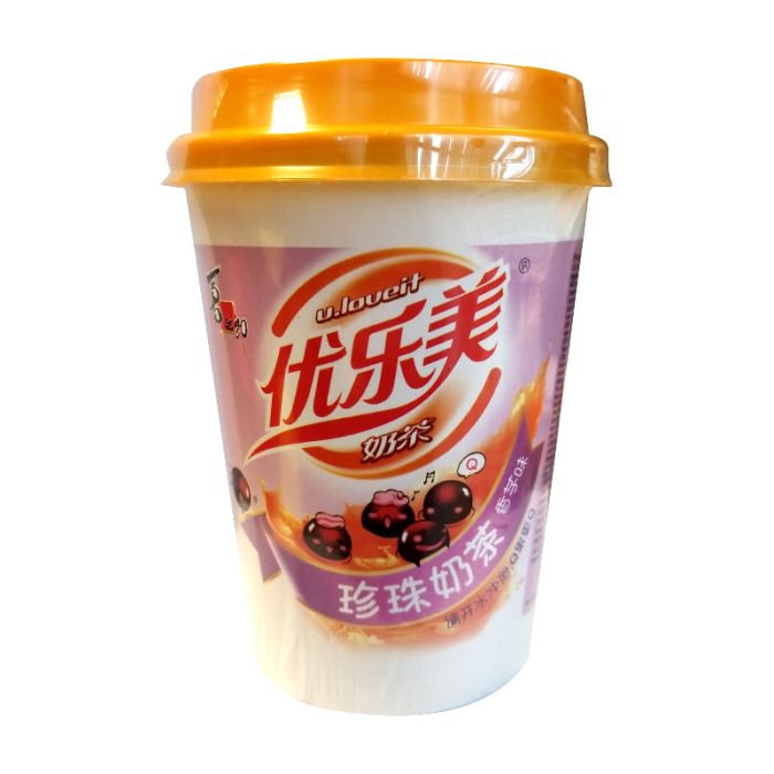 U.Loveit Instant Tea Drink with Tapioca Pearl Taro Flavour 70g 優樂美香芋珍珠奶茶