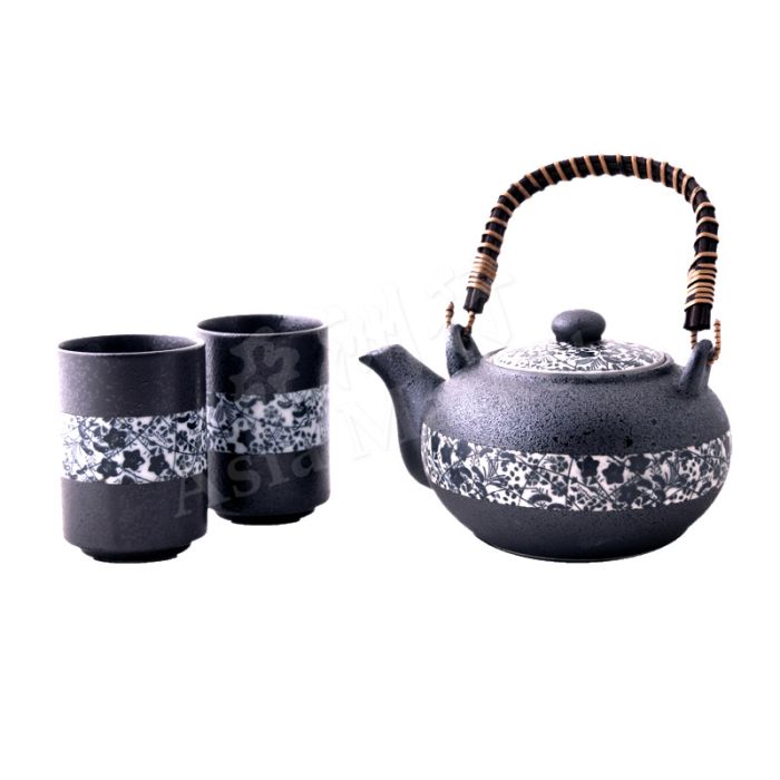 Tea Set  Japanese Tea Set 3pcs No.6040969 茶具花朵圖案 500cc