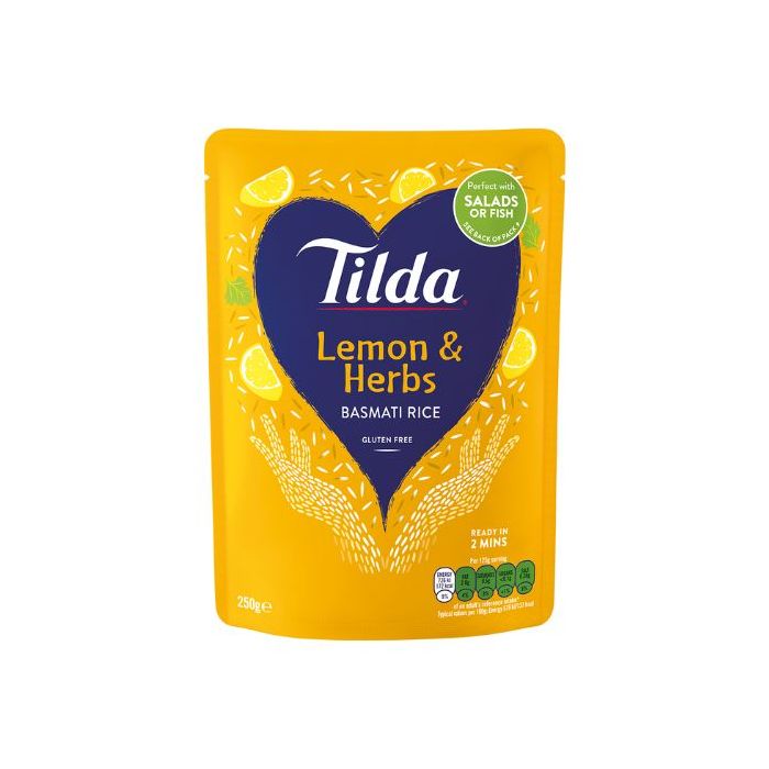 Tilda Lemon Herbs Basmati Rice 250g 