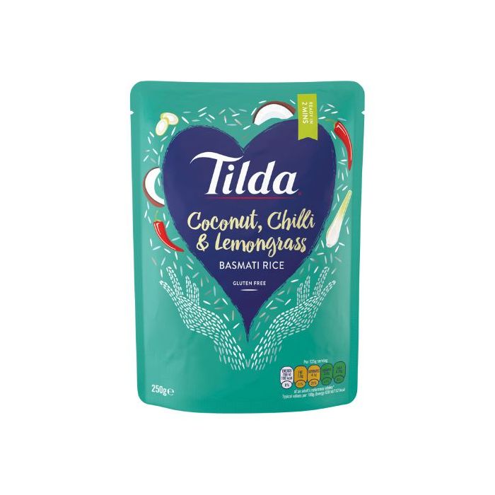 Tilda Lemongrass Chilli Basmati Microwave Rice 250g 泰達香茅辣椒米
