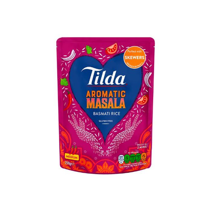 Tilda Masala Basmati Microwave Rice 205g 
