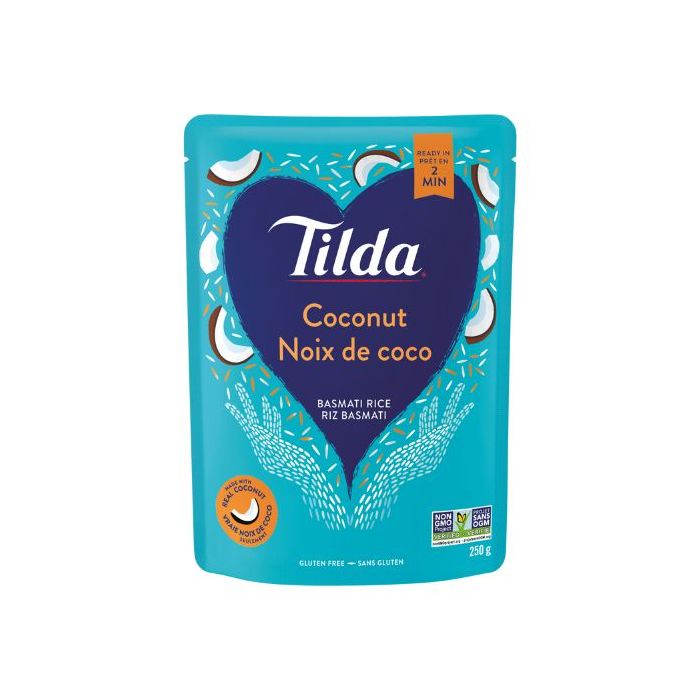 TILDA Microwave Coconut Basmati rice 250g 巴斯馬蒂香米即食飯 (椰子口味)