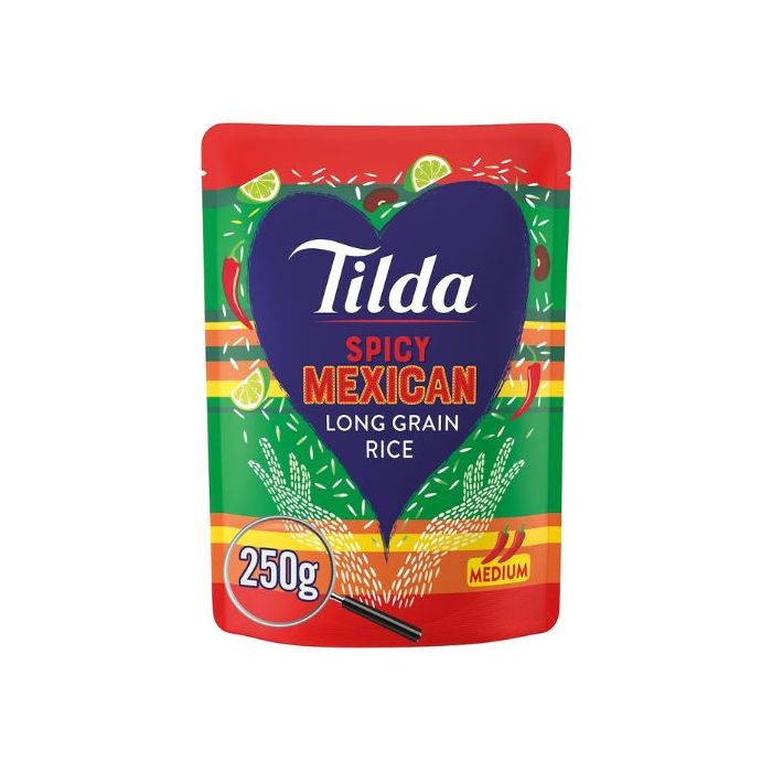 Tilda Spicy Mexican Microwave Rice 250g 