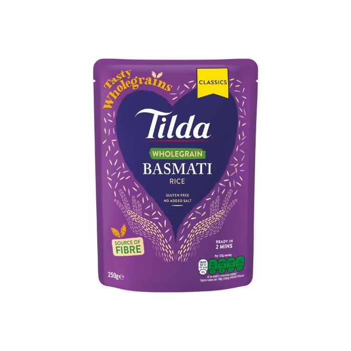 TILDA Microwave Wholegrain Basmati Rice 250g 巴斯馬蒂糙米即食飯
