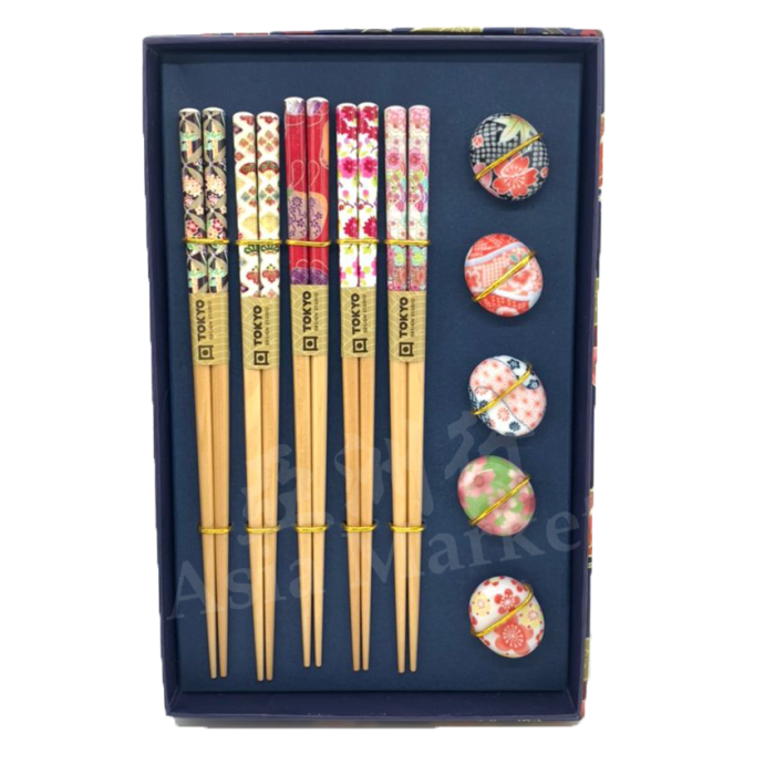 TOKYO DESIGN STUDIO  Chopstick Giftset (5 pairs) 