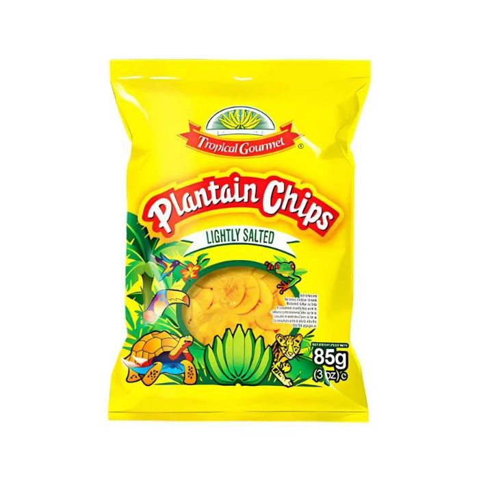 Tropical Gourmet Plantain Chips Lightly Salted 85g 非洲大香蕉片 微咸