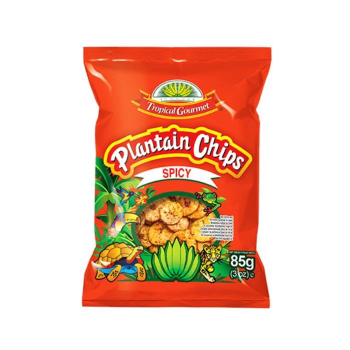Tropical Gourmet Plantain Chips Spicy 85g 非洲大香蕉片(辣)