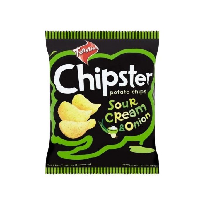 Twisties Chipster Sour Cream & Onion 60g 馬來酸忌廉洋蔥味薯片