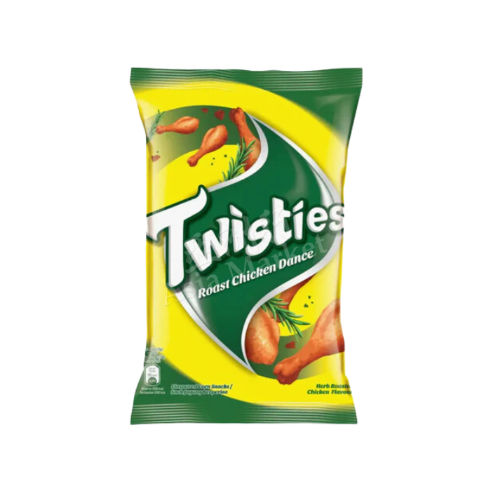 TWISTIES Corn Snacks  Roasted Chicken Flavour 60g 馬來雞味脆口條