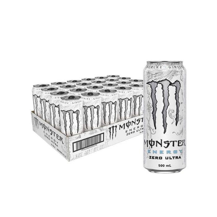 [CASE] MONSTER Energy Ultra White Zero Sugar 500ml x24 