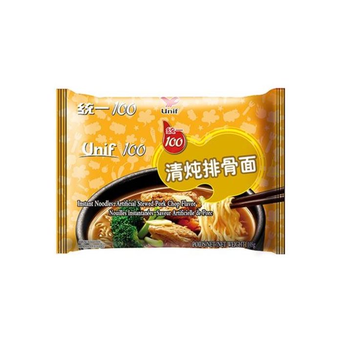 UNIF Stewed Pork Chop Noodle 105g  統一清燉排骨面