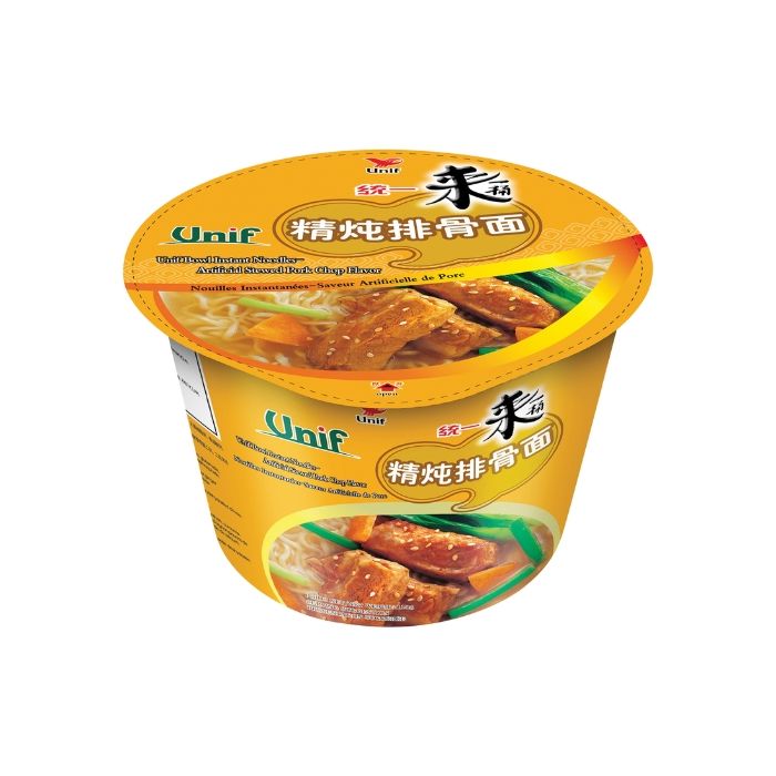 UNIF Super Bowl Instant Noodle - Pork Chop 110g  統一來一桶精燉排骨麵
