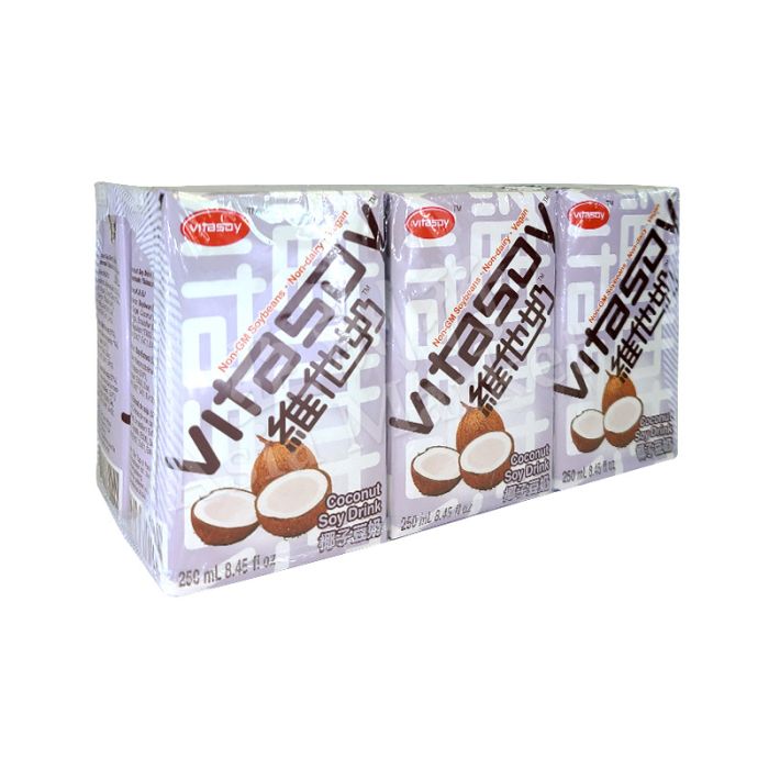[PACK OF 6] VITA Vitasoy  Coconut Soy Drink 250ml (x6) 維他椰子荳奶