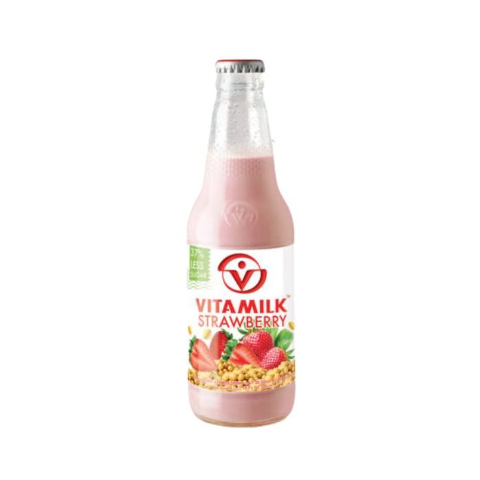 VITA Strawberry Flv Soy Drink 250ml 维他奶士多啤梨豆奶