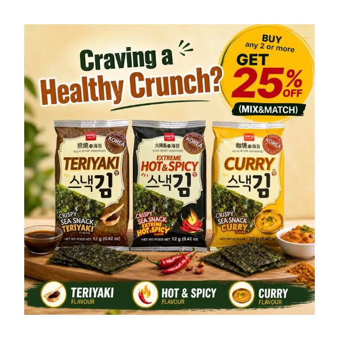 WANG Seaweed Snack Mega Offer Bundle