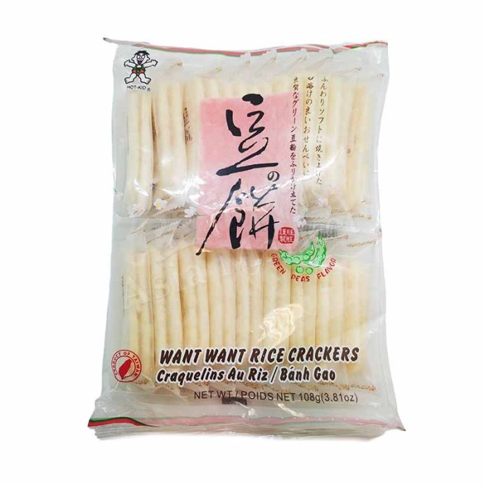 WANT WANT Rice Cracker Green Peas Flavour 108g 旺旺豆餅
