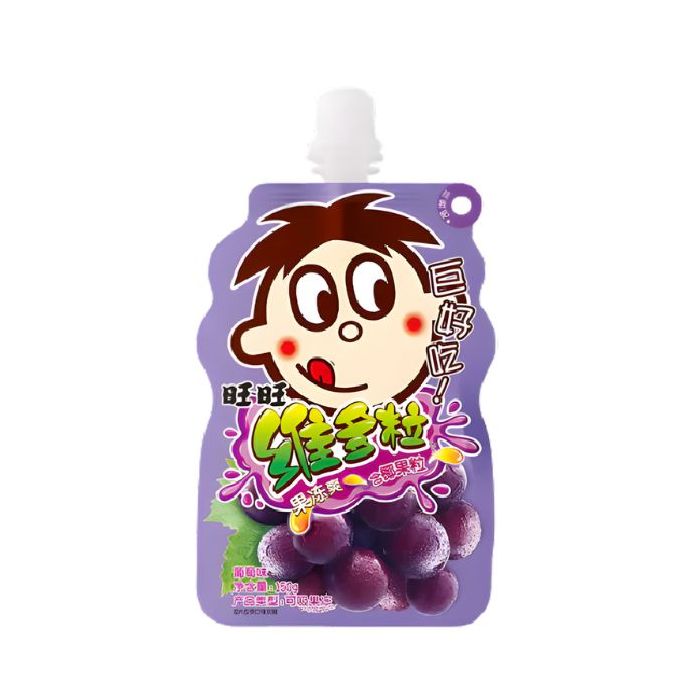 WANT WANT Victorial Fruit Drink - Grape Flavour 150g (BBD: 04/08/2026) 旺旺维多利果汁果冻爽葡萄味