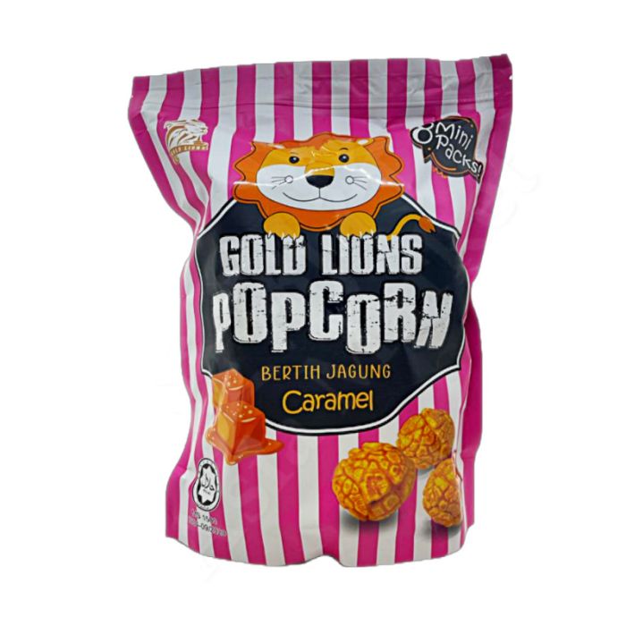 GOLD LIONS  Caramel Popcorn 160g  金獅焦糖爆米花