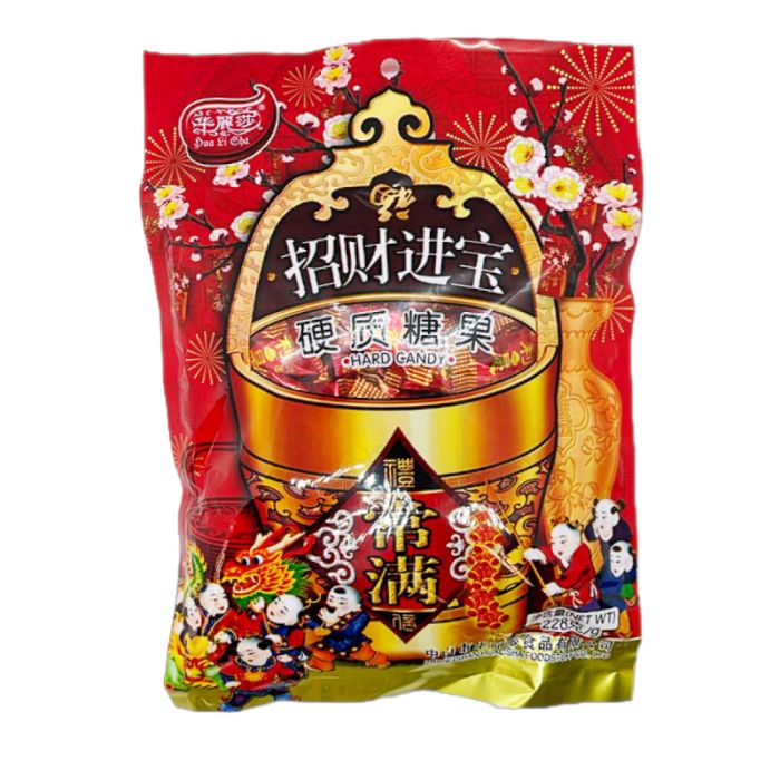 HUALISHA  Fortune Candy 228g 华丽莎招财进宝糖果