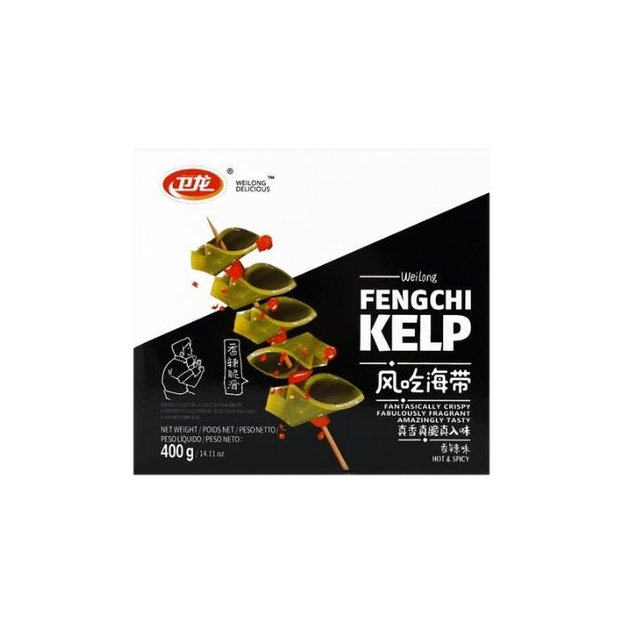 Weilong Spicy Kelp Snack 20 Bags 400g 衛龍風吃海帶-香辣味 