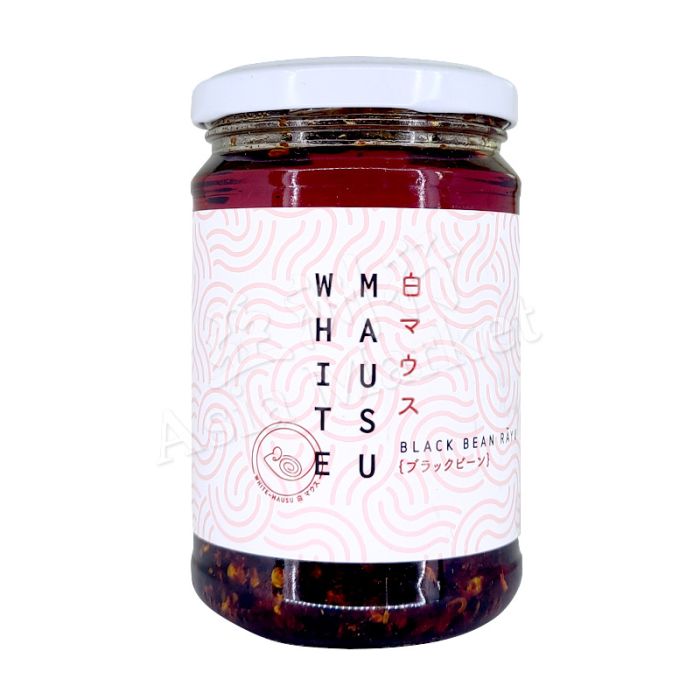 WHITE MAUSU - Black Bean Rayu日式 - 手工辣油 (Rayu) (黑豆) 240g