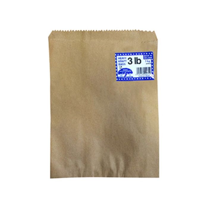ASHBURY Heavy Kraft Bags 3lb 3lb x 1 磅厚紙袋   "    "