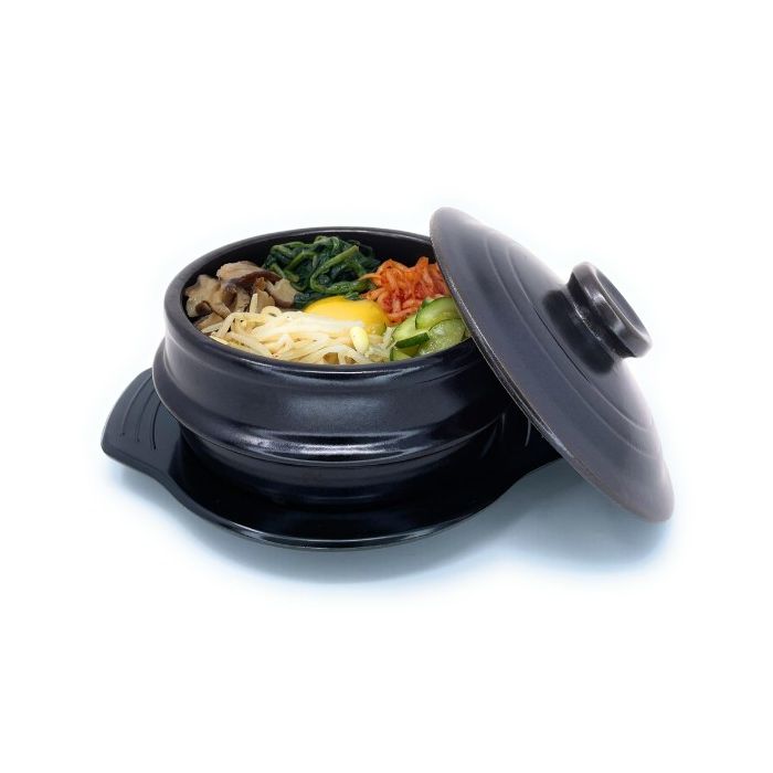 TtukbaegiÂ (Earthen pot) No.4 with Lid 16CM 10pc x 1 