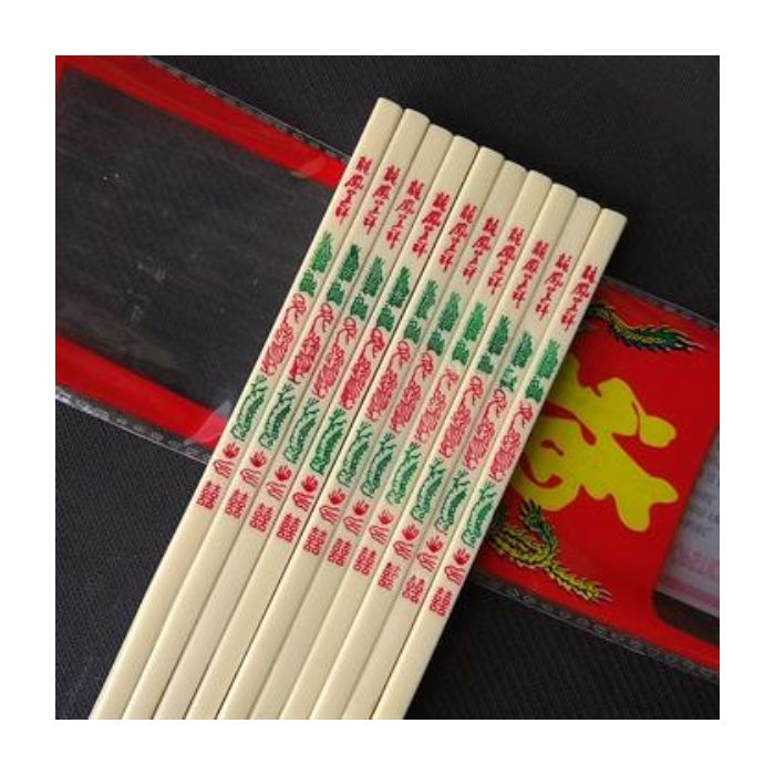 NOBRAND Plastic A1 Chopstick 27cm 100g x 100 龍鳳筷子