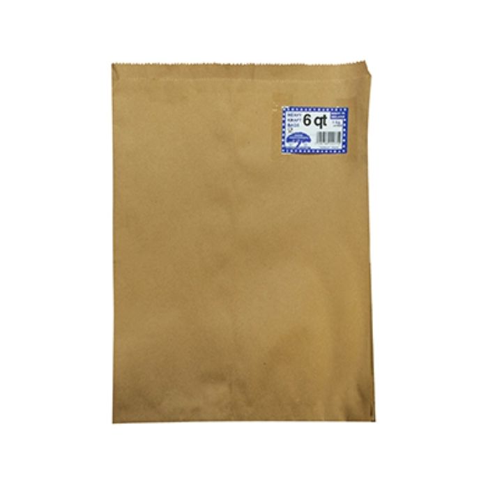 NOBRAND 6 QTR Heavy Kraft Bags 5kg x 1 紙袋     "     "