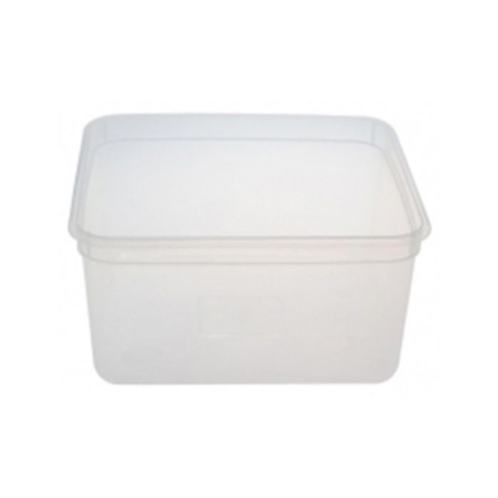 MSVENTURE Square Container With Lid - MS SQ2000FPT-S60 60pc x 1 新雪糕桶 矮身