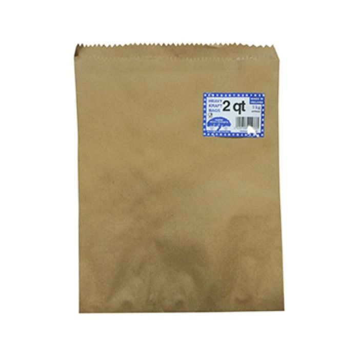 2 QTR Bag (Brown Kraft 9.5"x7") 5kg x 1 2 QTR 牛皮紙袋 (9.5"x7")